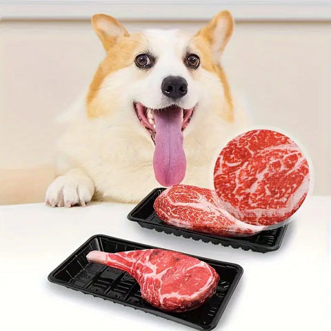 Pet chewable steak toys